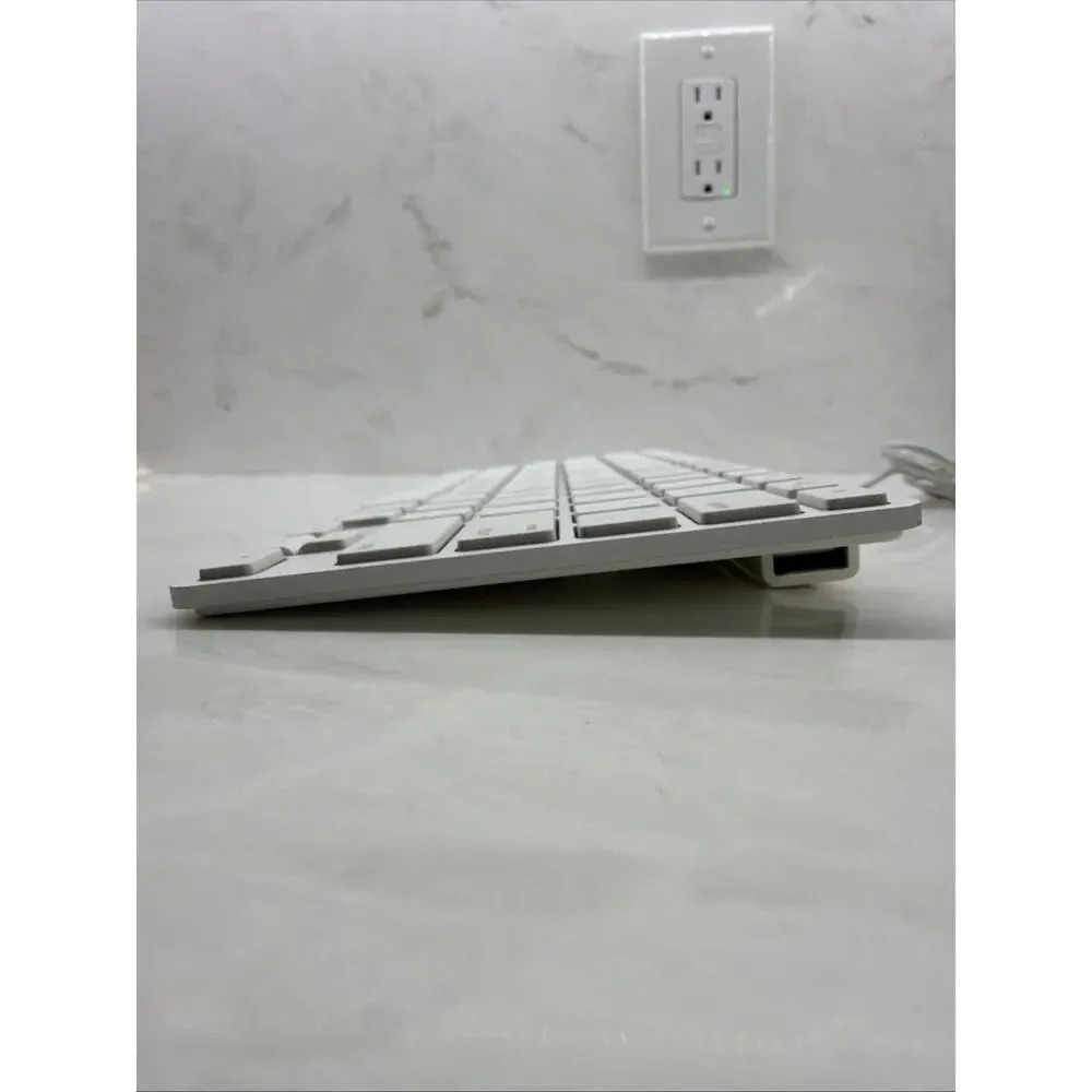 The Smallest and Most Compact USB Wired Apple Mac Keyboard Model A1242 MB869LL/A
